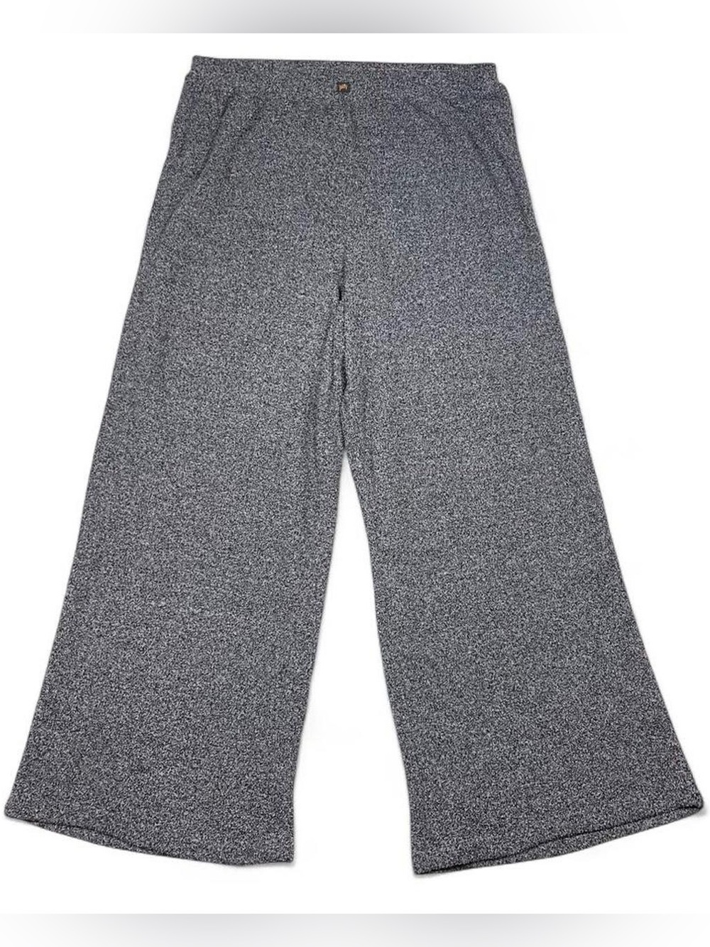 Yitty French Terry Wide Leg Kick Flare Grey Lounge Pants Women’s Size 1X